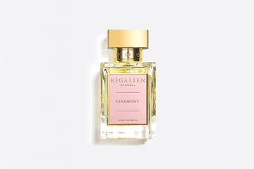 Regalien Ceremony Extrait de Parfum 80ml / 2.7 oz | Pear, Gardenia, Amber & Coconut | Long-Lasting Oriental Floral Perfume for Women