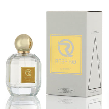 By Patric Respiro Premium Eau de Parfum – 3.4 fl oz | Floral Woody Fragrance with Coconut Water, Bergamot, Jasmine & Vanilla | Long-Lasting Elegant Perfume for Women