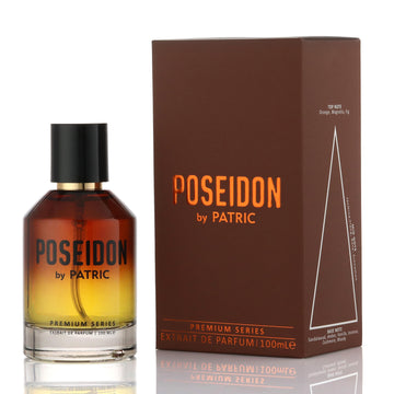 By Patric Poseidon Eau de Parfum (3.4 fl. oz.) | Orange, Magnolia, Fig Leaf, Jasmine, Sandalwood & Amber | Fresh Citrus & Floral Woody Fragrance | Long-Lasting Unisex Perfume