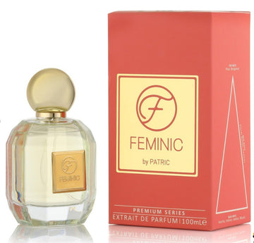 By Patric Feminic Extrait de Parfum for Women – 3.4 fl oz / 100 ml – Elegant Scent with Pear, Bergamot, Leather, Vanilla & Amber – Long-Lasting Luxury Fragrance